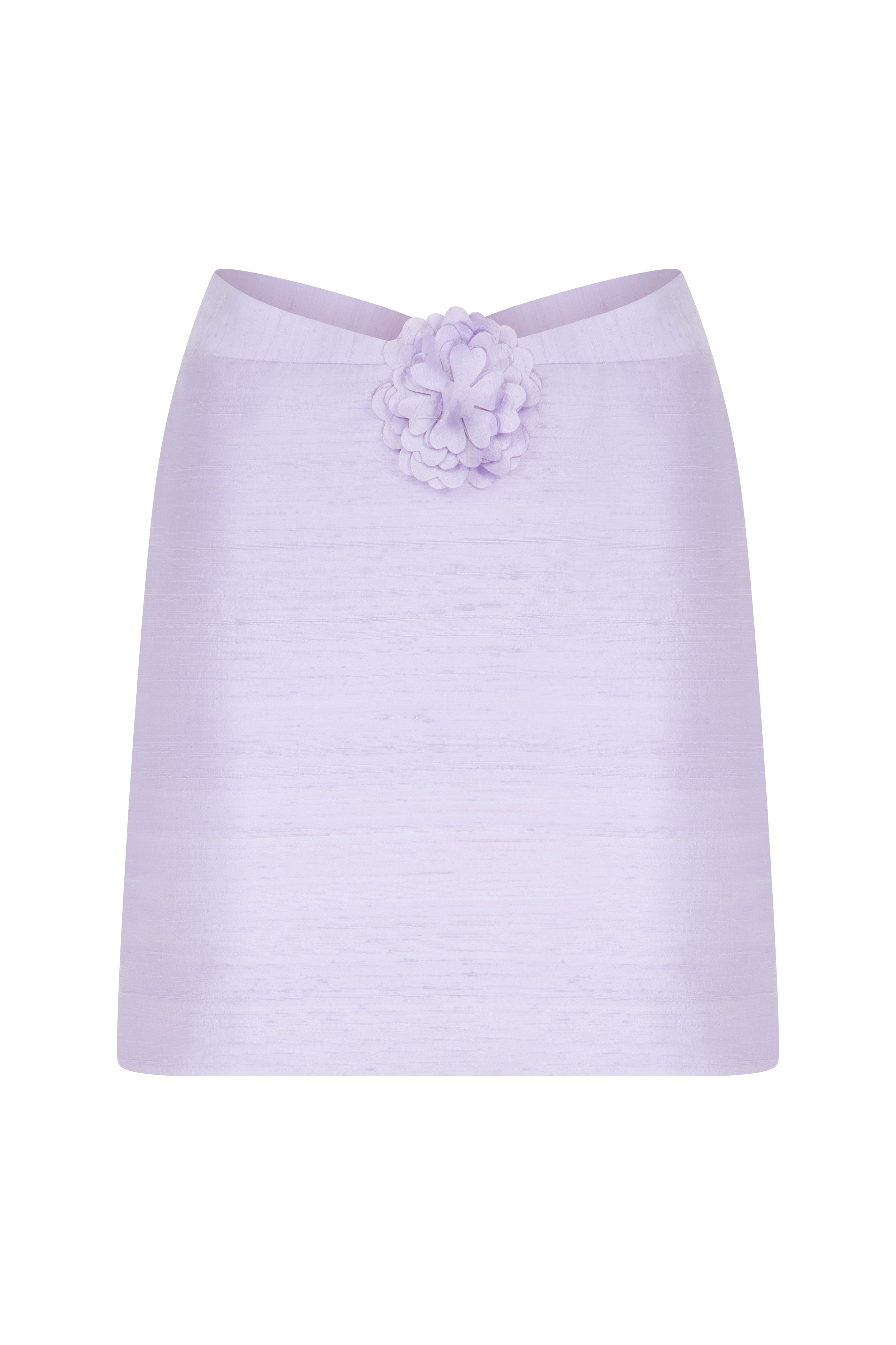 Dahlia Floral Skirt | Women's Purple Mini skirts - Declara - Modalova