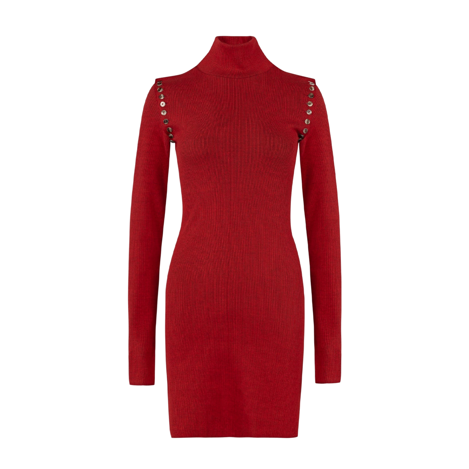 YOUR *ITCH 2 TONES RIB LONG SLEEVE | Women's Mini dresses - PCFG - Modalova
