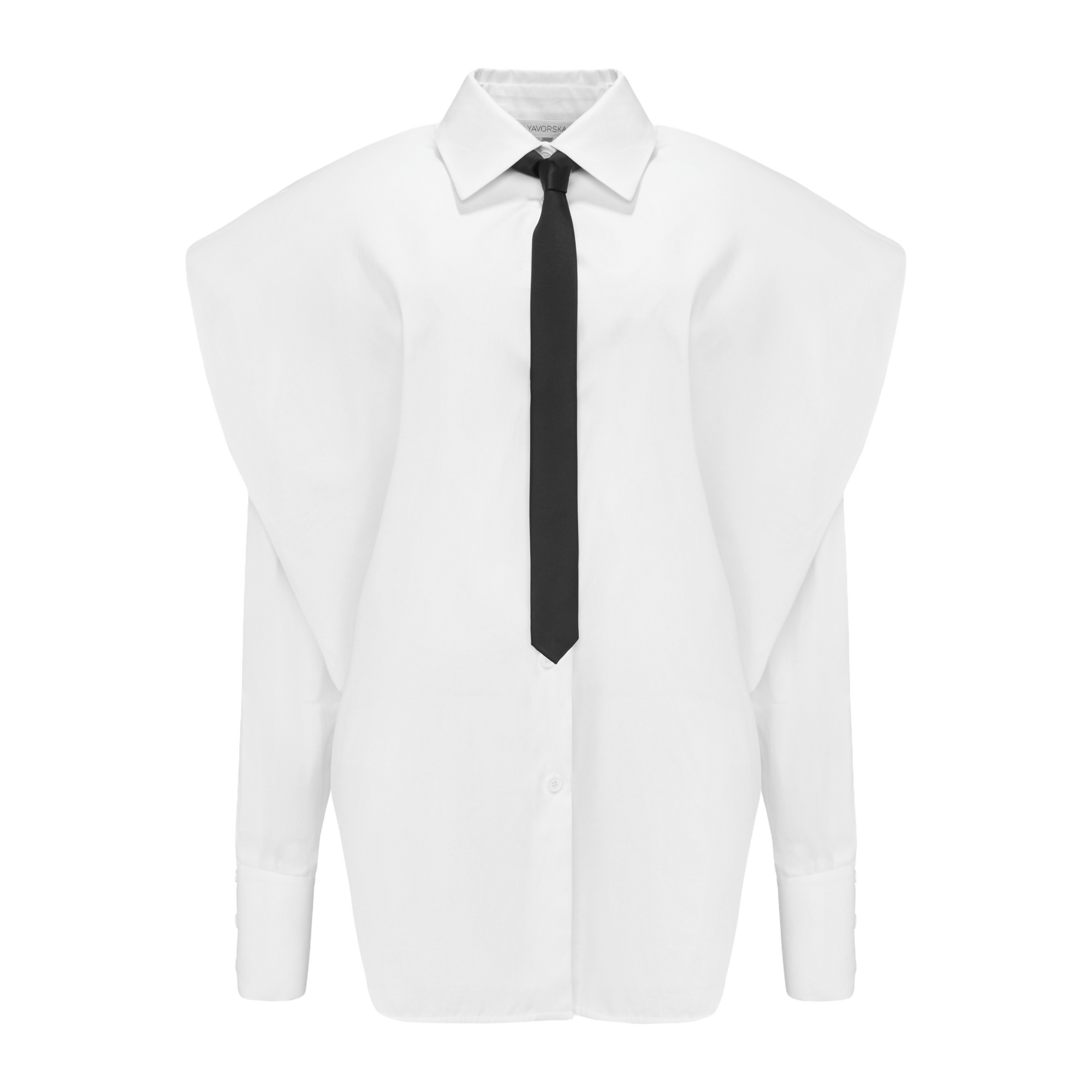 Shirt With Wide Shoulders | Women's Shirts - YAVORSKA - Modalova