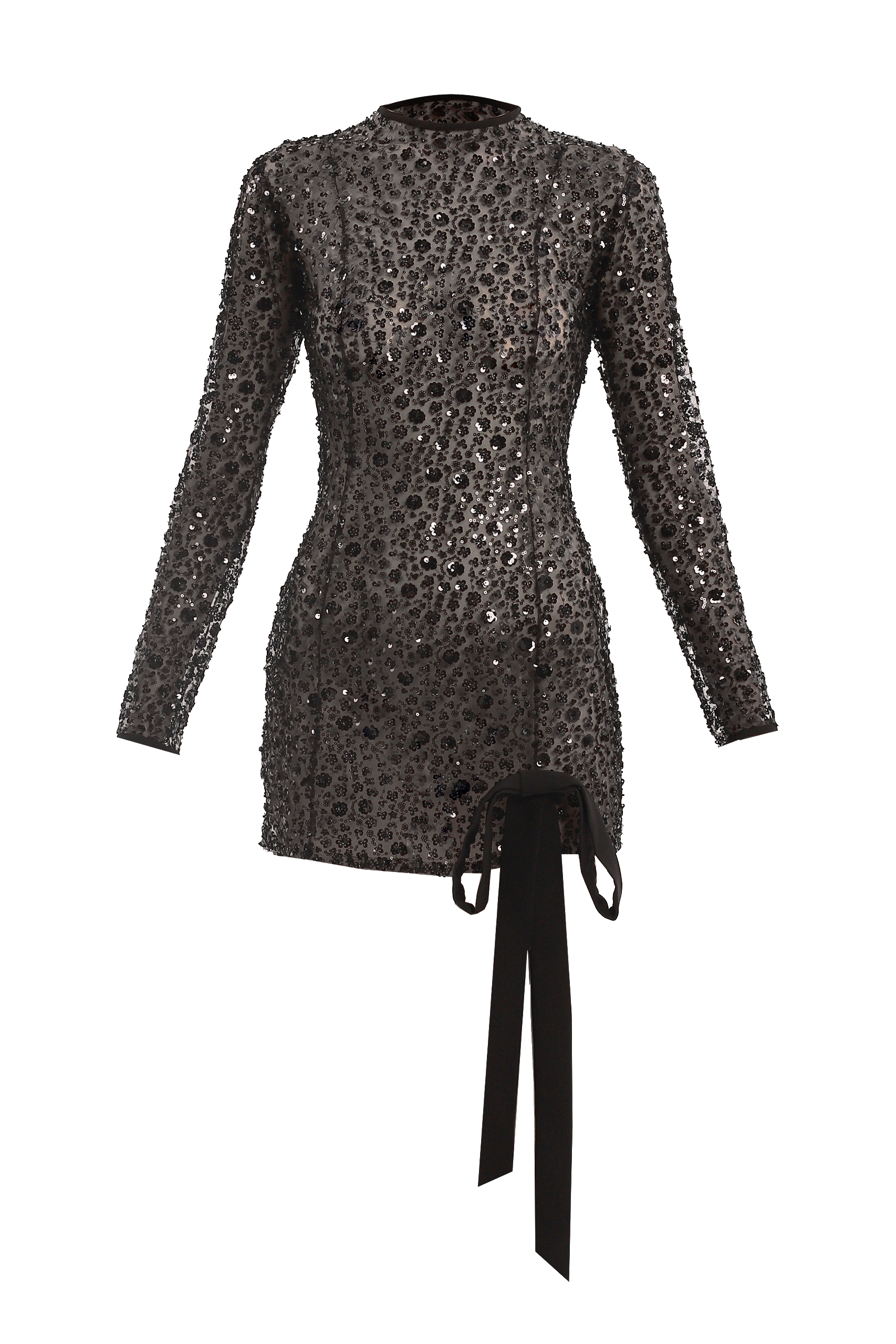 Sequin embroidered mini dress | Women's Mini dresses - Compte Spain - Modalova