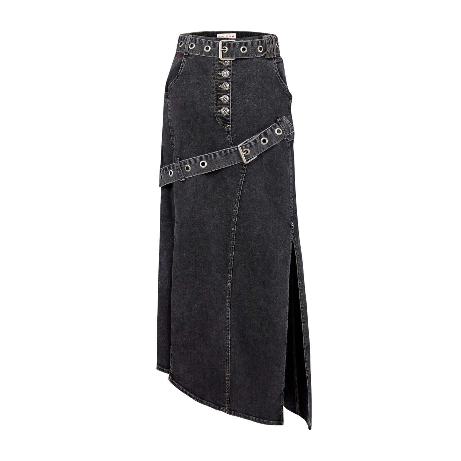 YOUR *ITCH COLORBLOCKED DENIM SKIRT | Women's Maxi skirts - PCFG - Modalova