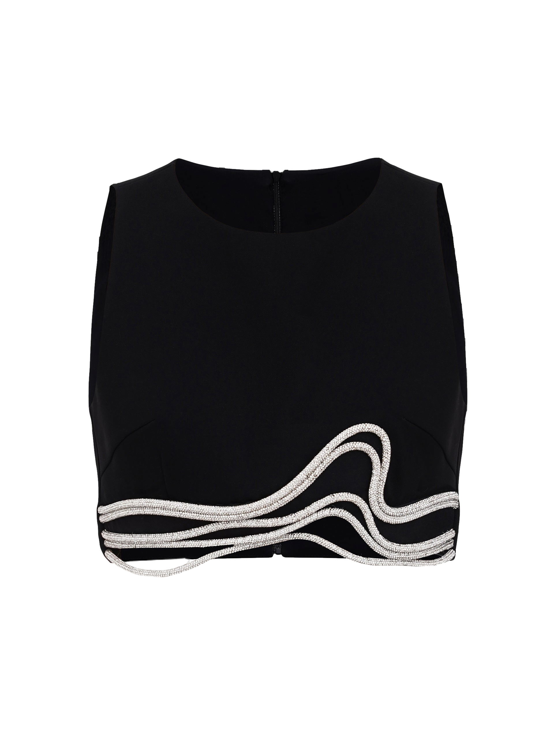 Cutout Embellished Top | Women's Crop tops - NDS The Label - Modalova