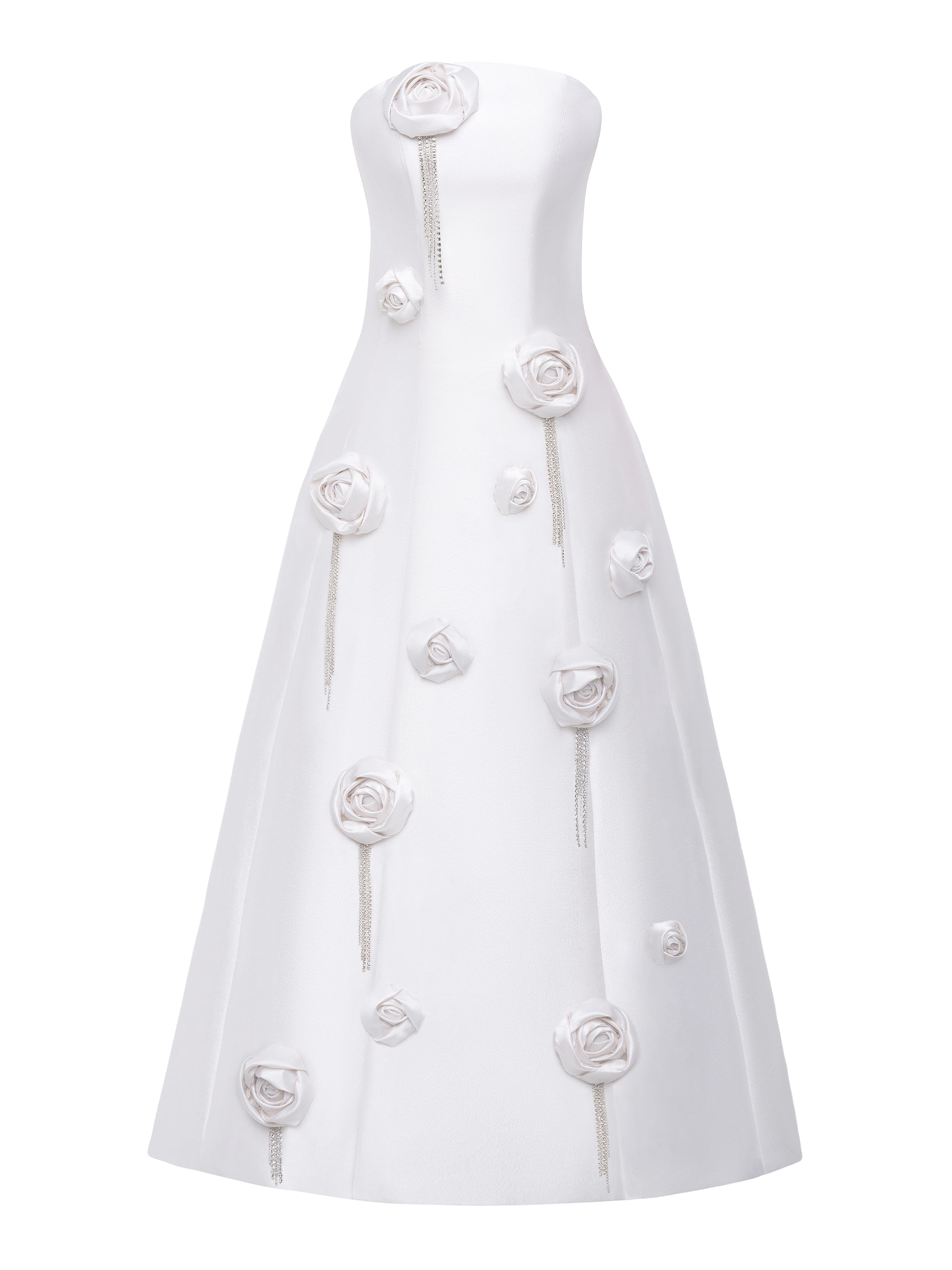 APPLIQUED STRAPLESS MAXI GOWN | Women's Maxi dresses - NDS The Label - Modalova