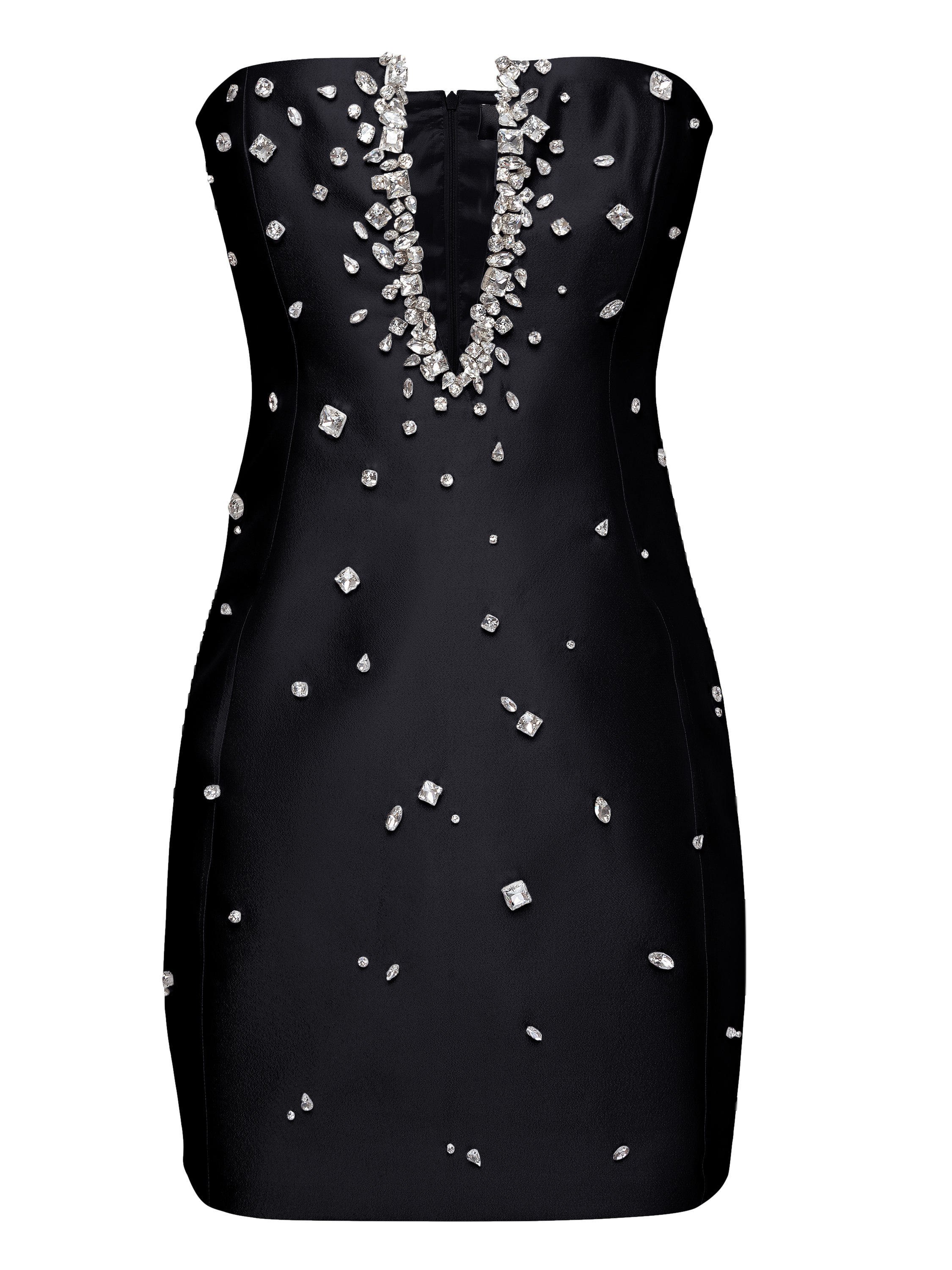 Plunge Neckline Mini Dress | Women's Mini dresses - NDS The Label - Modalova