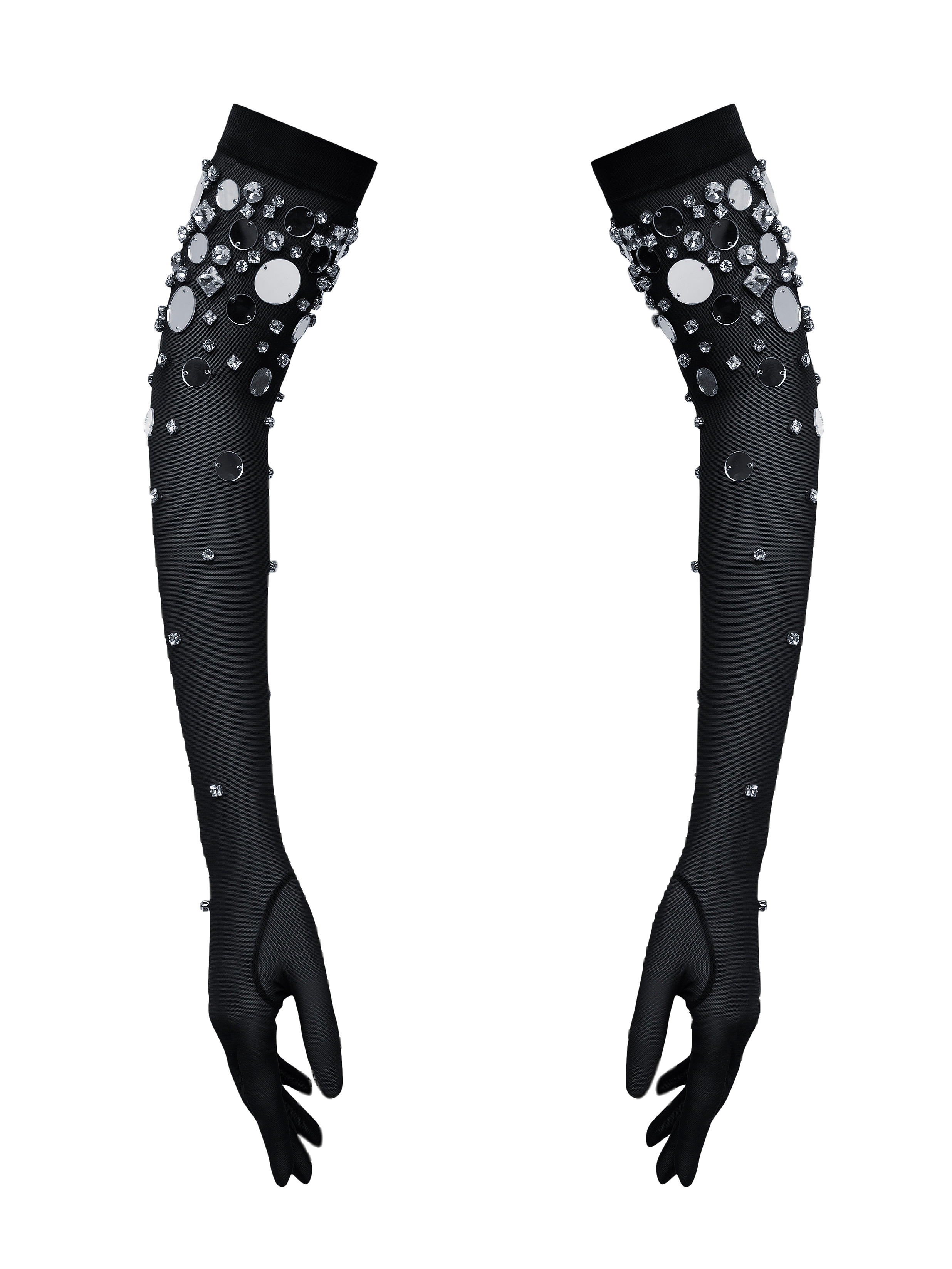 Opera-Length Embellished Gloves | Women's Gloves - NDS The Label - Modalova