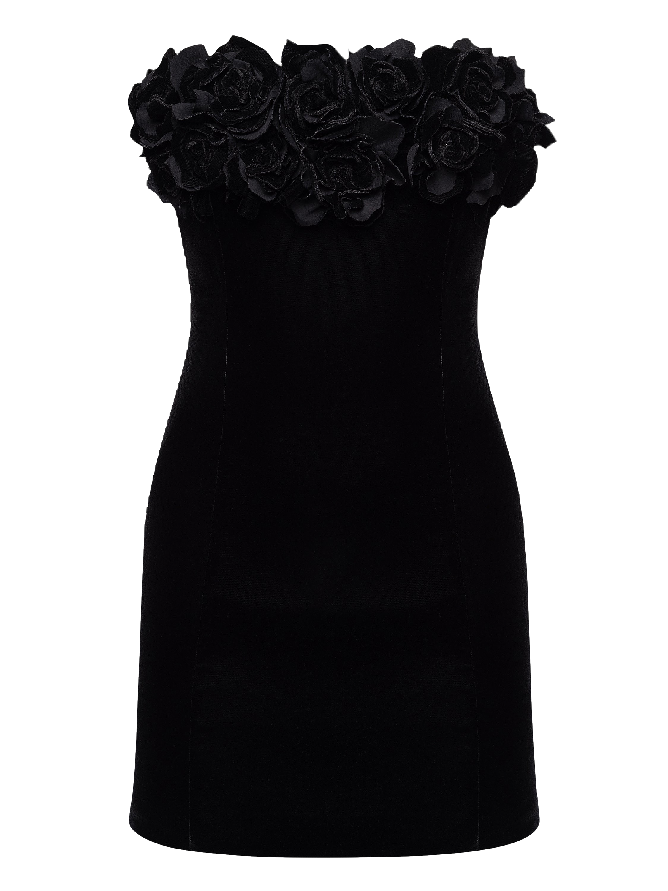 Strapless Velour Mini Dress | Women's Mini dresses - NDS The Label - Modalova