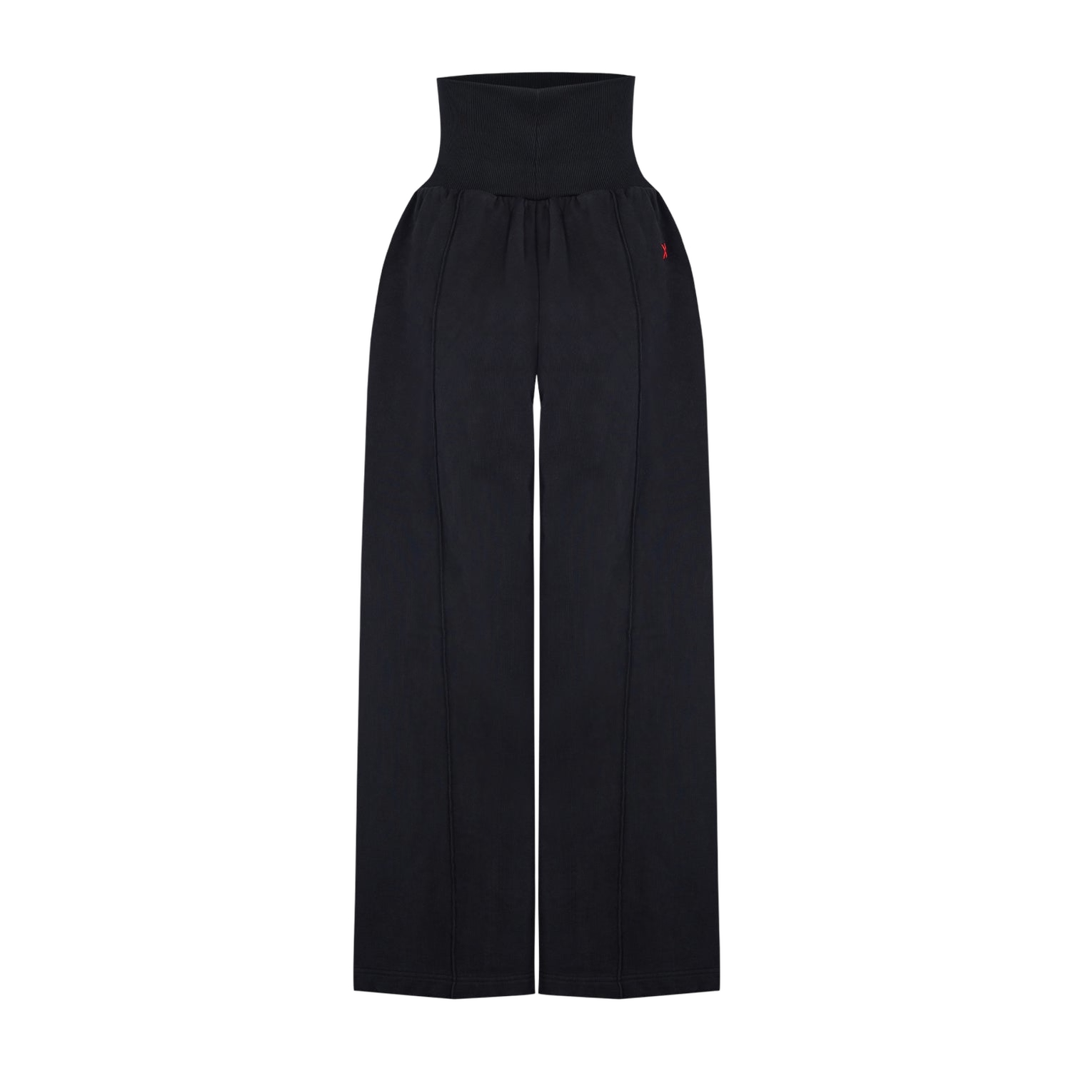 YOUR *ITCH FOLDED SWEAT PANT - JET | Women's Wide leg pants - PCFG - Modalova