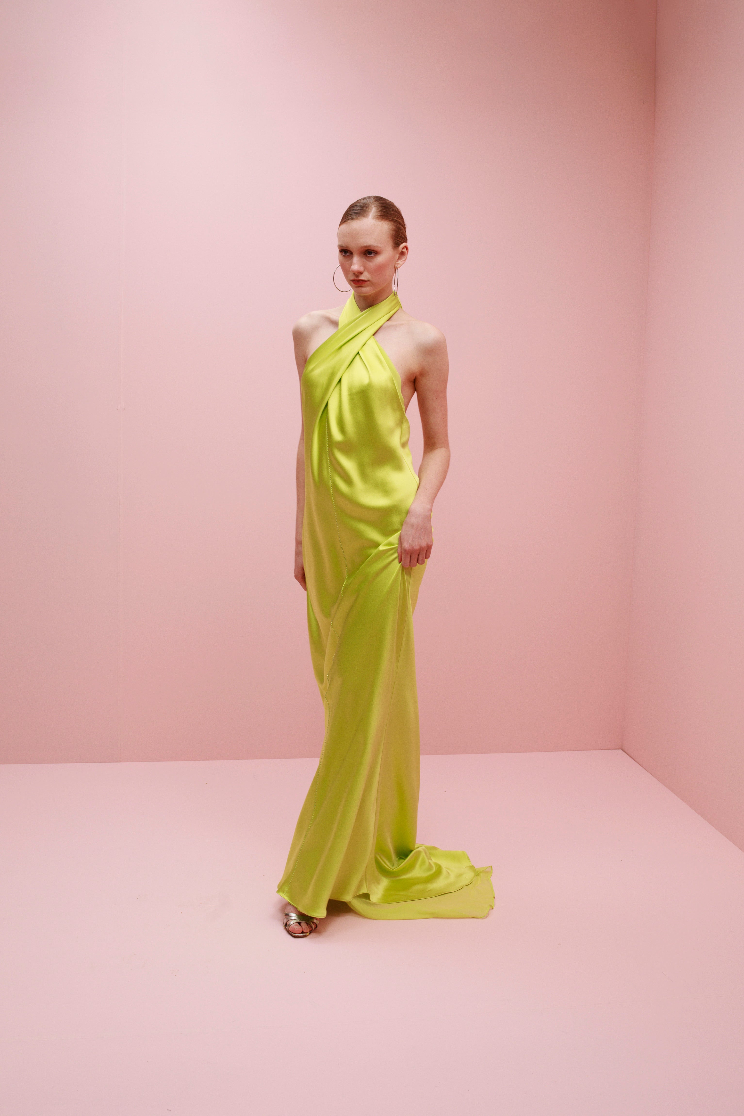 Olivia Embroidered Silk Dress | Women's Maxi dresses - Francesca Miranda - Modalova