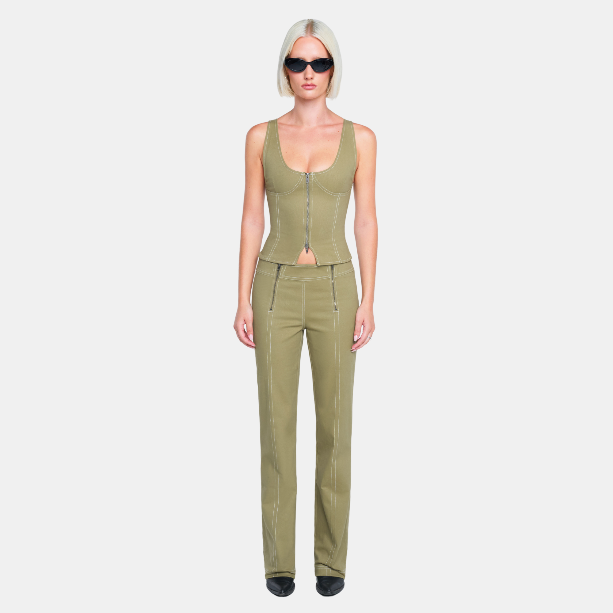 Ow Collection Maple Pants In Green