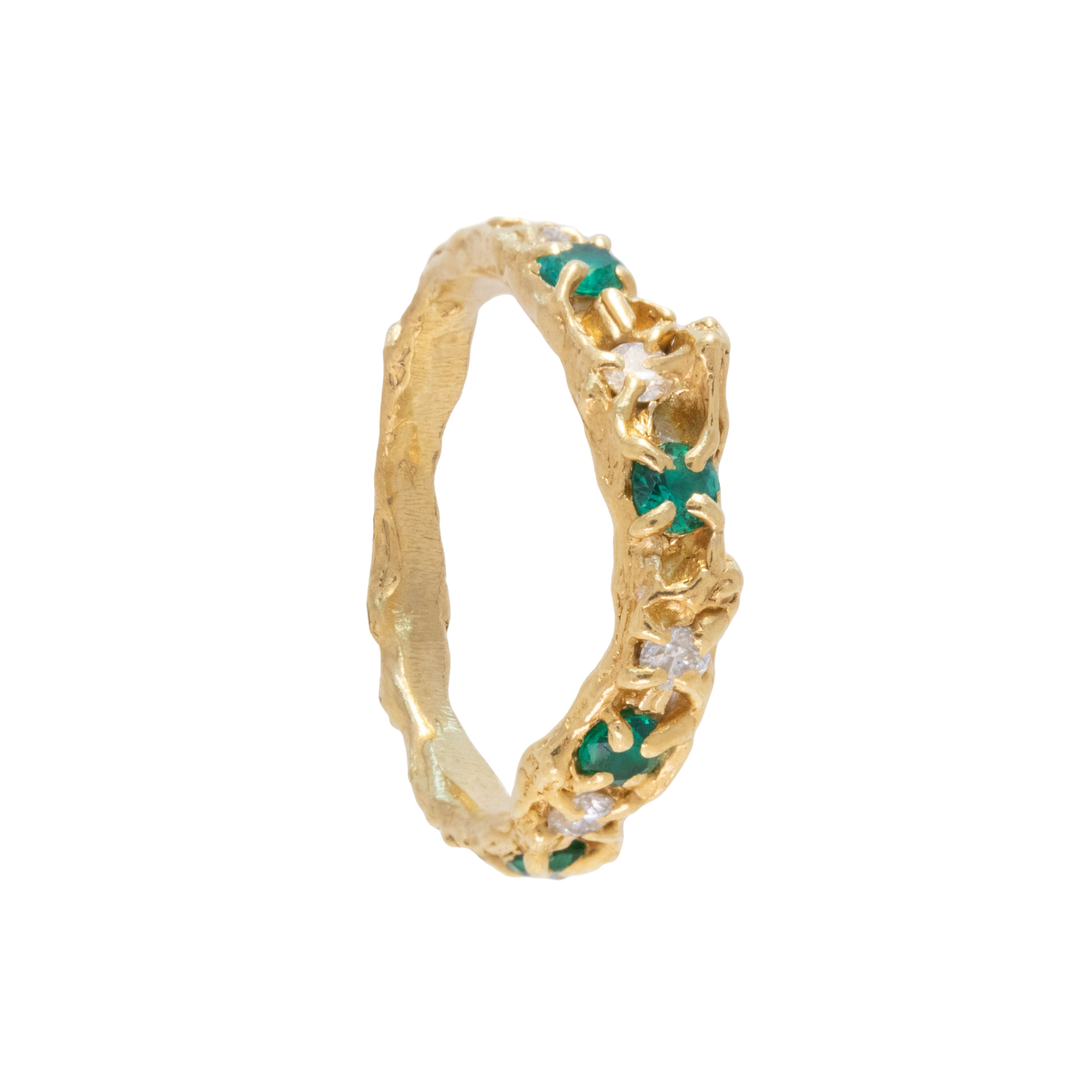 Alba Emerald Moissanite Ring | Women's Rings - Loveness Lee - Modalova