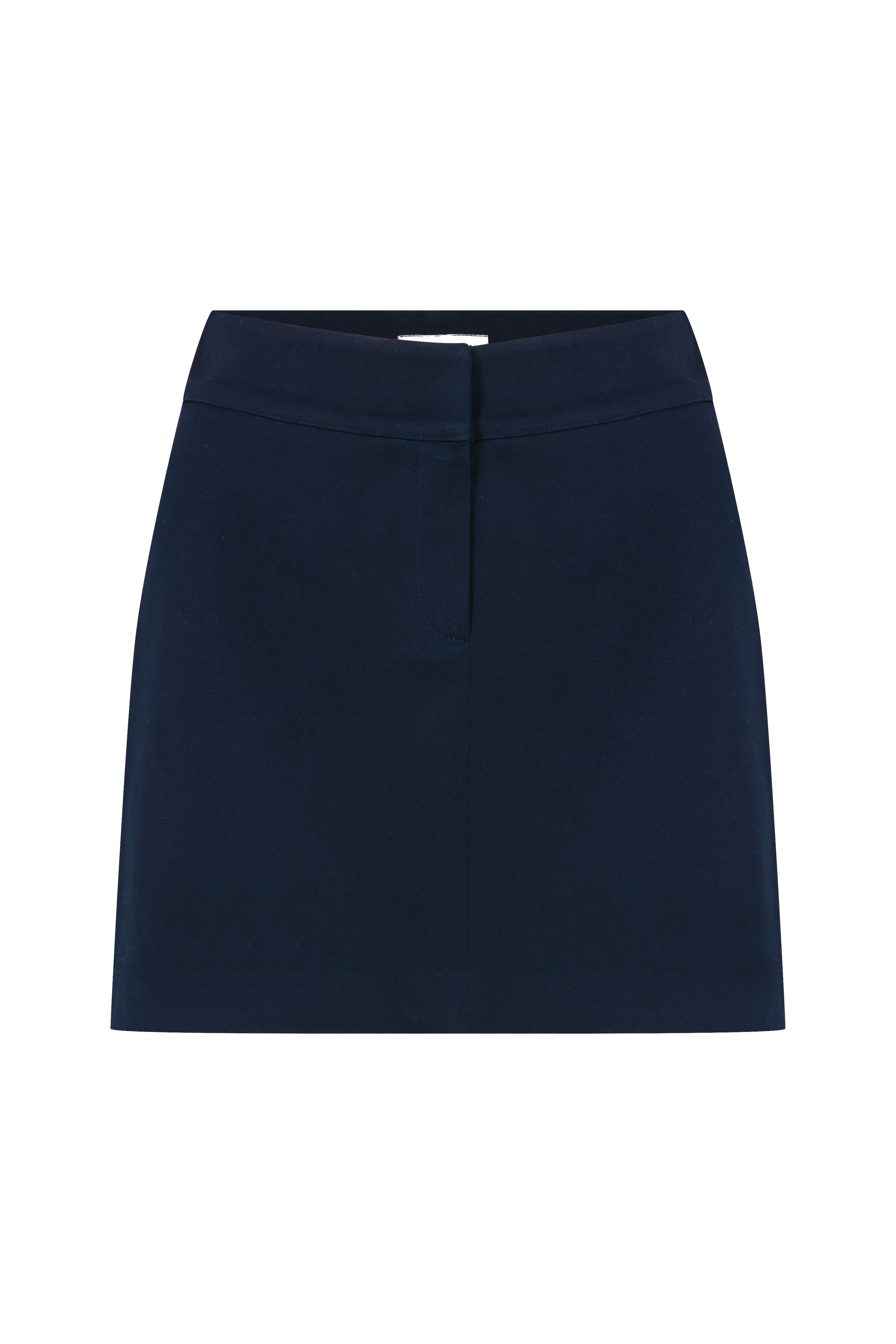 Marde Cotton Mini Skirt in Deep Cobalt | Women's Mini skirts - Nazli Ceren - Modalova