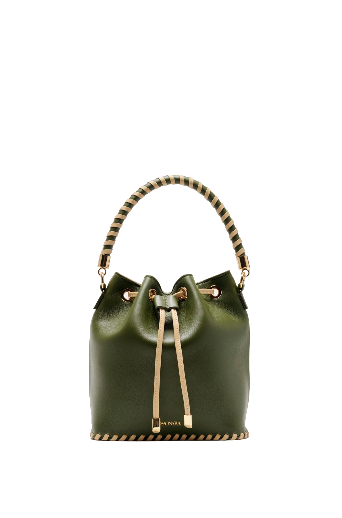 BUCKET ARMY /Cream Skin | Women's Bucket bags - Saonara - Modalova