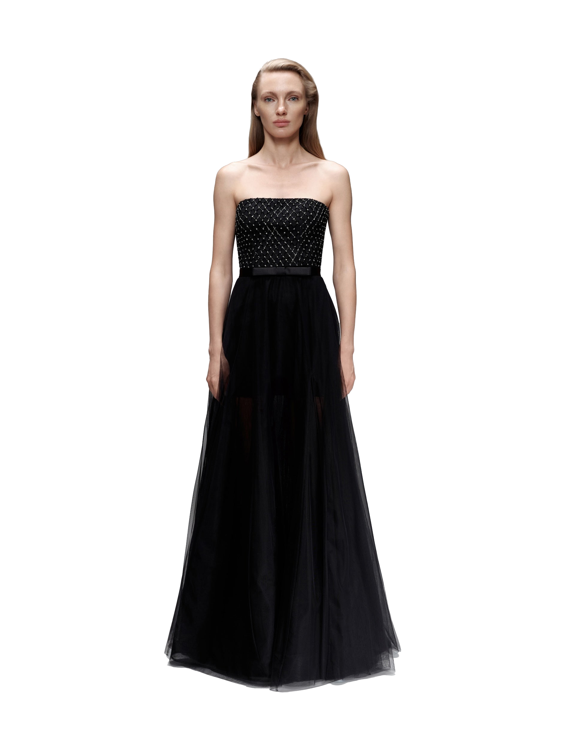 Embroidered Tulle Gown | Women's Maxi dresses - NDS The Label - Modalova