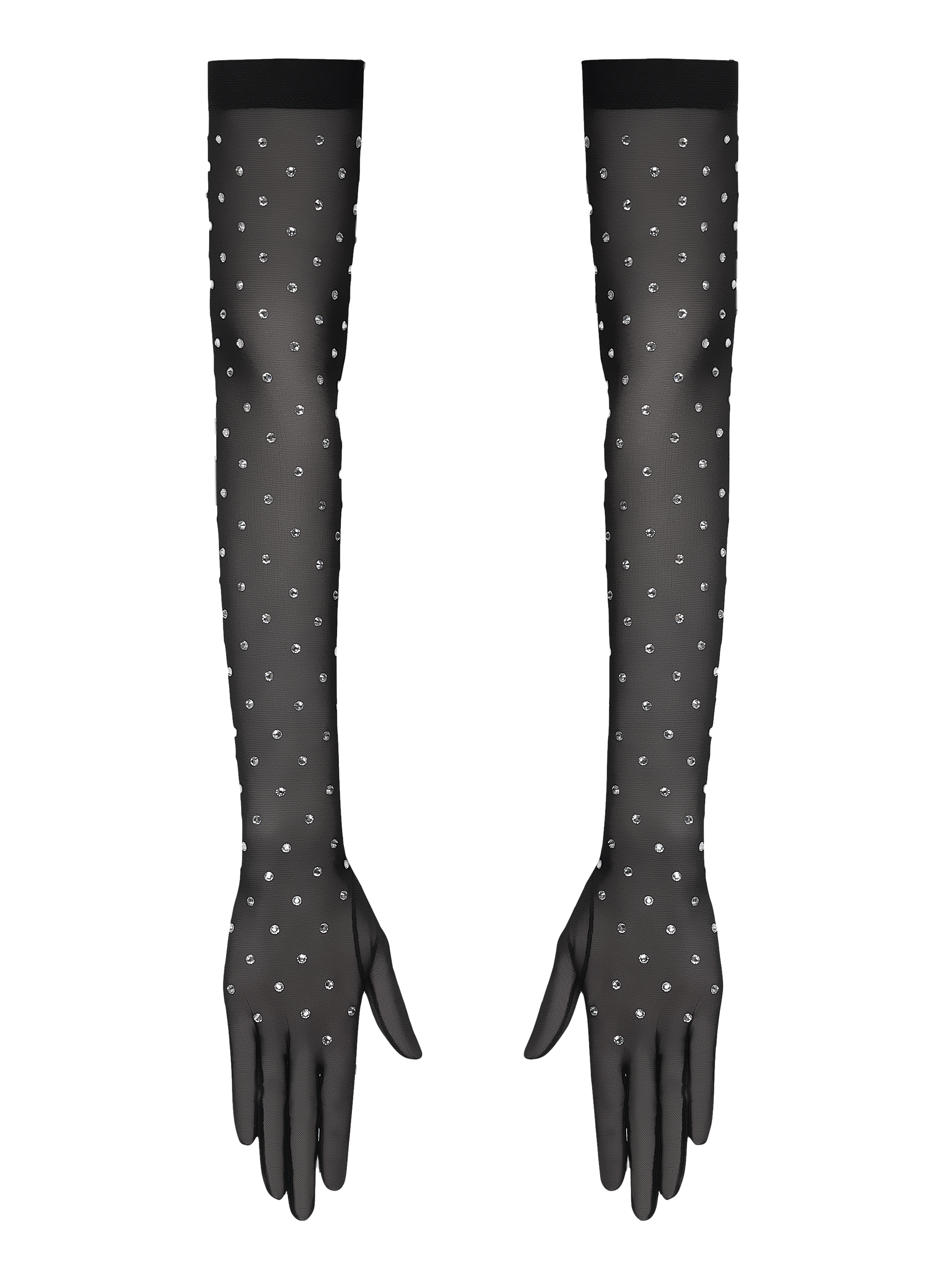 Rhinestone-Embellished Gloves | Women's Gloves - NDS The Label - Modalova