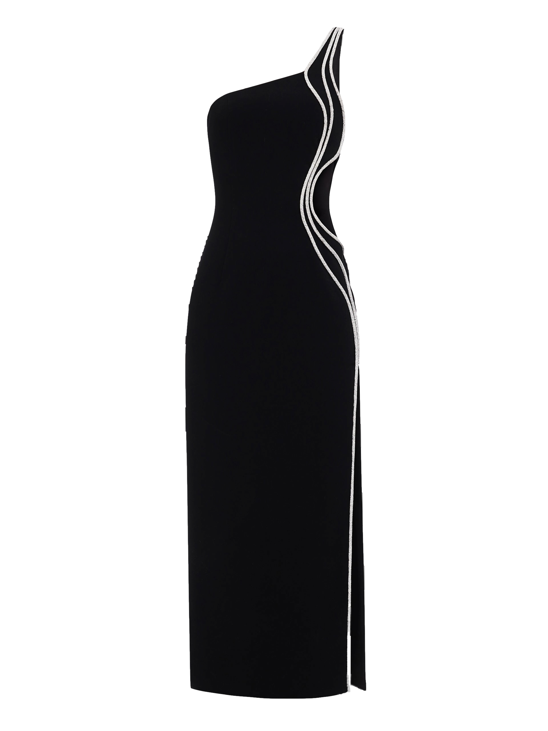 One-Shoulder Cutout Embellished Maxi Dress in | Women's Maxi dresses - NDS The Label - Modalova